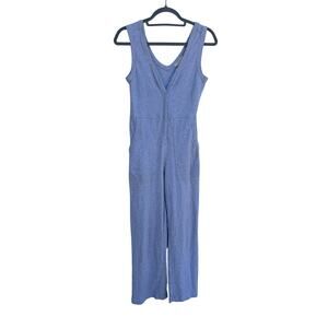 WVN For You Gray Knit Organic‎ Cotton Jumpsuit, Soft & Comfortable, Size XS